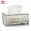 Light Luxury Crystal Art Tissue Box Creative χαρτοπετσέτα κουτί αποθήκευσης στο σαλόνι Επιτραπέζιες διακοσμήσεις